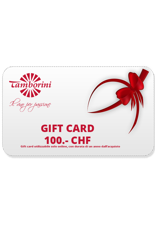 Gift Card 100.- CHF - Tamborini Carlo SA - -
