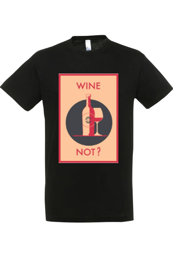 Maglietta nera uomo Wine Not? - Tamborini Carlo SA - -