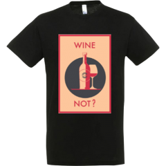 Maglietta nera uomo Wine Not? - Tamborini Carlo SA - -